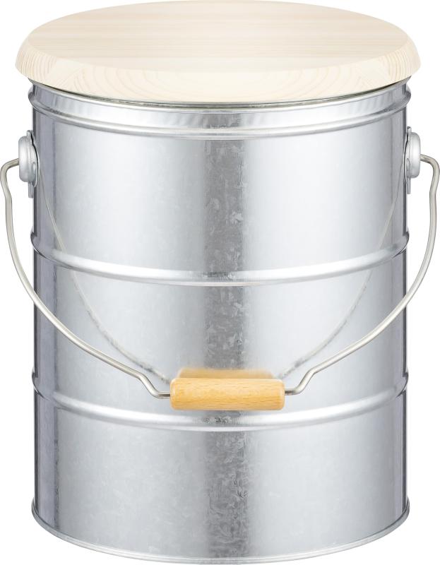 渡辺金属工業 ひのき蓋 ライスストッカー 5kg(3)