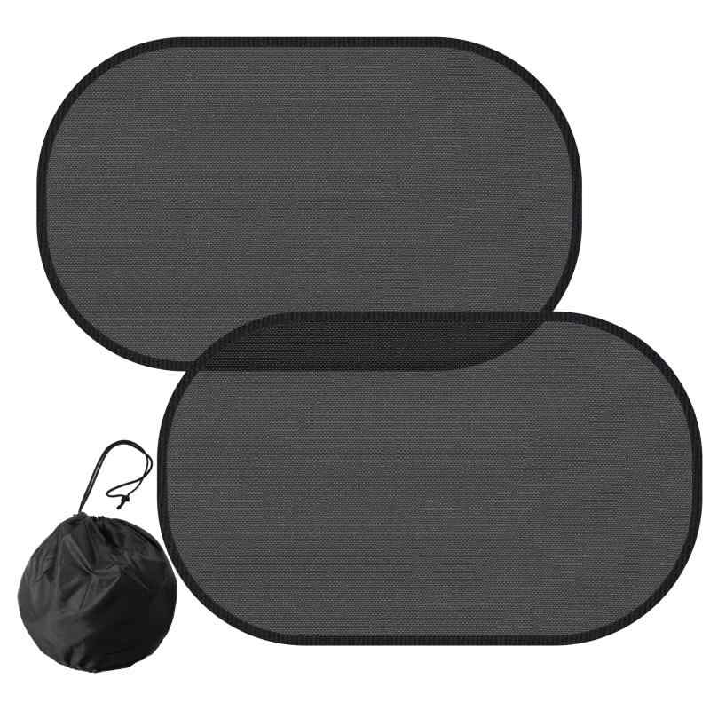 車用 サイド 車 日除け ピタッとくっつく 静電気式 車窓日よけ カーシェード 認証取得済み 99% UVカット 運転席/助手席/後部座席 折りたたみ 簡単着脱...