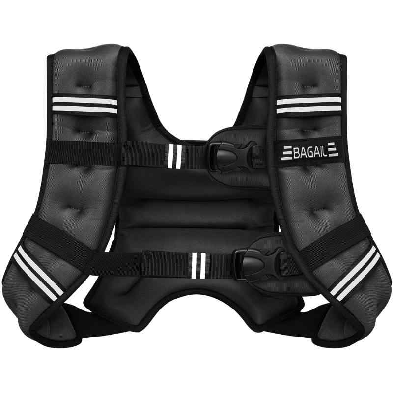 ウェイトベスト 加重ベスト 3KG 5KG 8KG 10KG 12KG 筋トレ 自重トレーニング 負荷運動 水洗い可能 砂漏れ防止 前後均等 重量配分 反射材付き 超快適 トレーニングベスト おもり フィットネス ダイエット 運動不足解消 男女兼用 ウォーキング ジョギング 通気性抜群