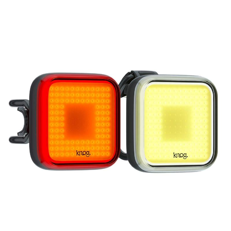 KG(ノグ) 自転車 ライト ブラインダーシリーズ [BLINDER] フロント 200ルーメン リア 100ルーメン 防水 USB充電式 セーフティライト リアライト