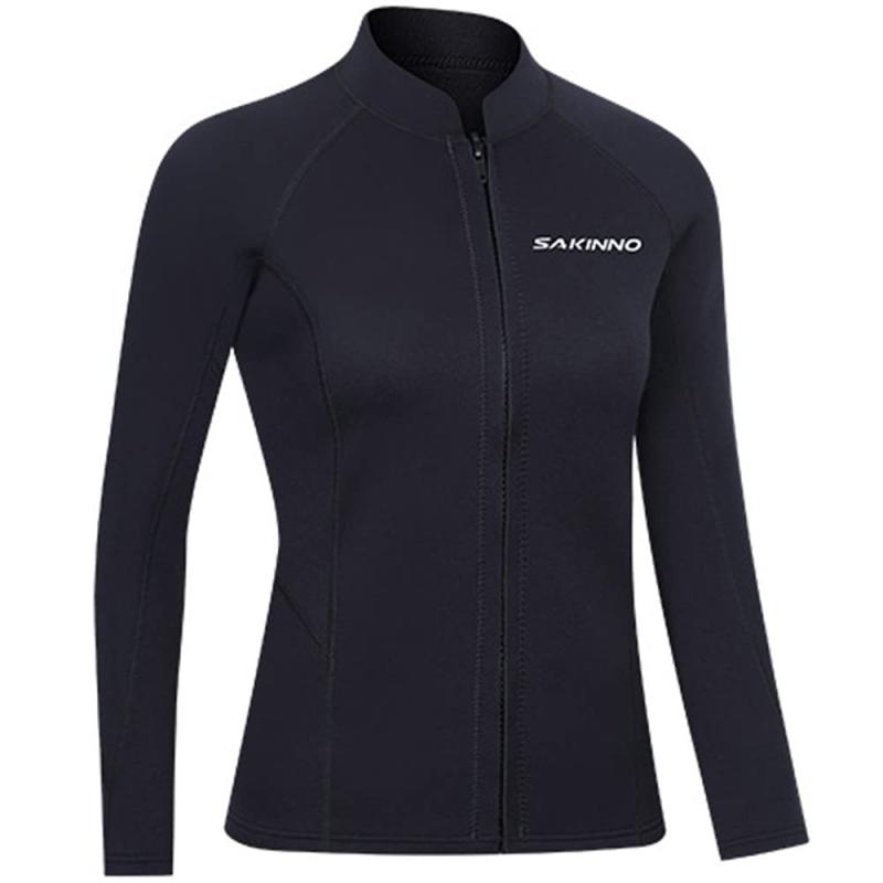 サーフスーツ ウェットスーツ 3mm 男女 水着 上着 サウナスーツ 保温通気 防寒防風 水陸両用 紫外線対..