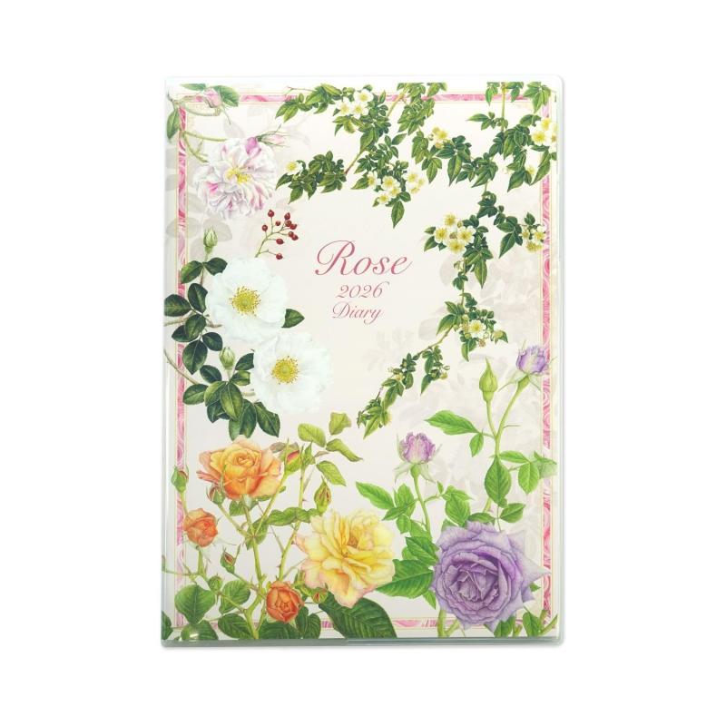 フロンティア 手帳 2026年 マンスリー クラシックローズ