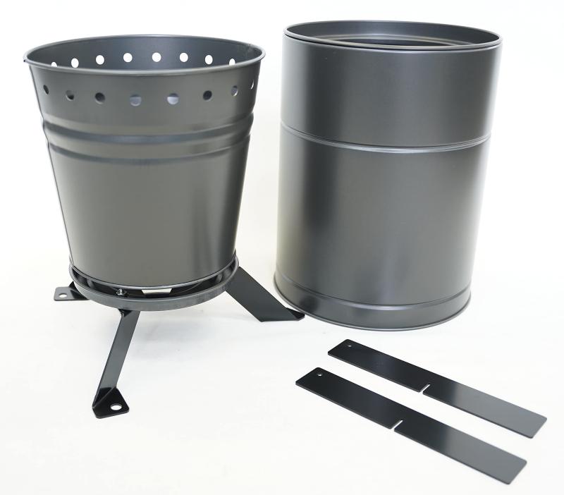 尾上製作所(OE) CAMBiII CB22-II[日本製 煙突効果 燃焼 カバーをつけると二次燃焼 七輪 バーベキューコ..