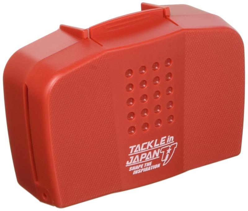 TACKLE in JAN(タックルインジャパン) クイックフックチェンジャー / レッドサイズ:53×80×28mm(突起物含まず)3mm毎のスリット付マットイカリ・チラシ、背針等を自由にアレンジ収納できます