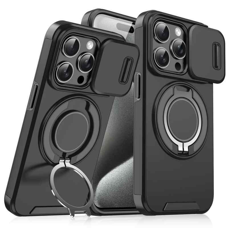 樂天商城 - いpほね11pro ケース PC + TPU 二重保護 カメラの保護 落下防止 米軍MIL規格 耐衝撃 iPhone 11 Pro スマホケース リング付き スタンド付き