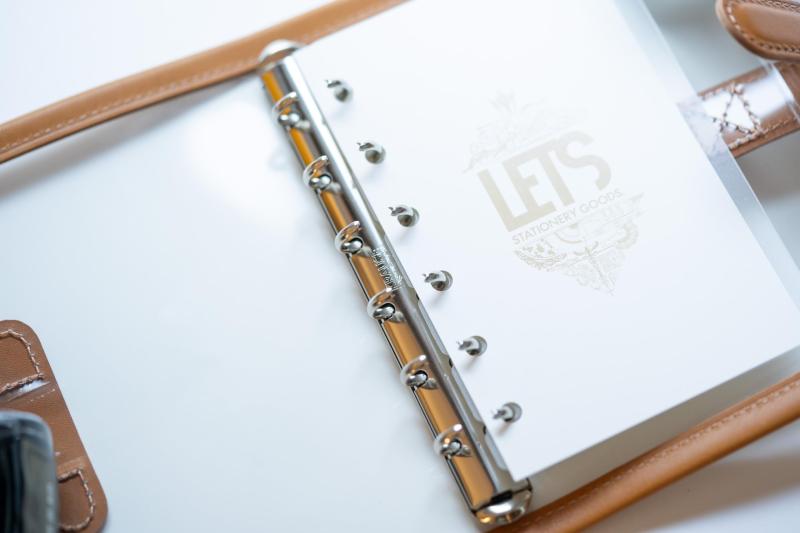 LETS STATIONERY GOODS クリア システム手帳 ミニ6ル