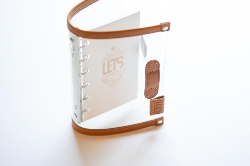 LETS STATIONERY GOODS クリア システム手帳 ミニ6ル