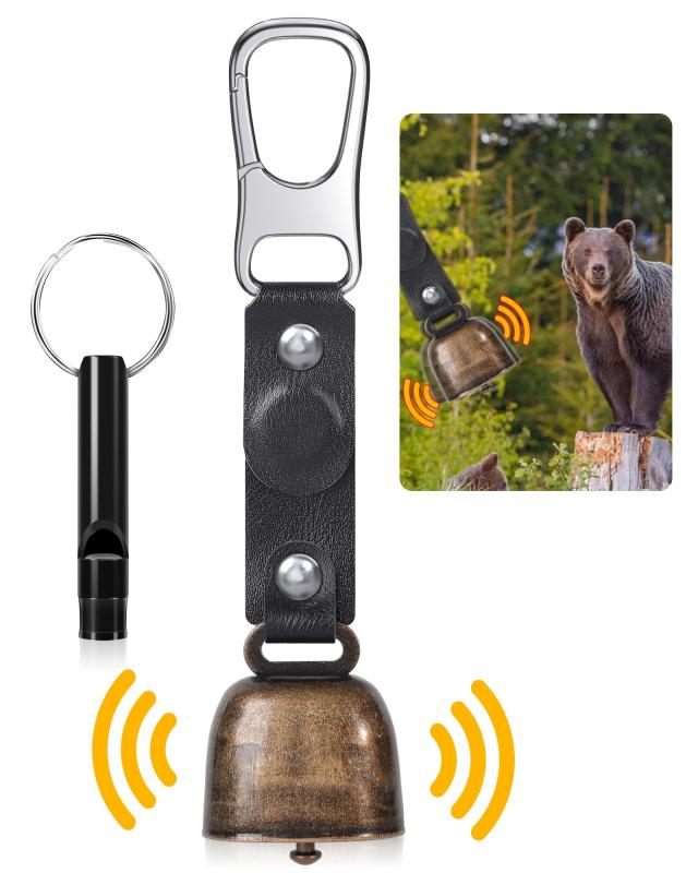 熊鈴 ホイッスル付き 消音機能付き 熊よけ鈴 BEAR BELL 熊・猪などの野生動物対策に 登山 トレッキング 山歩き 山菜取り