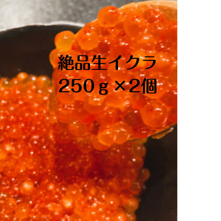 父の日 お中元 生いくら 冷凍 しょうゆ漬 いくら 250g×2 500g筋子 タレ付き 極上 レア品 魚卵 贈答用 ..