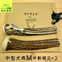 【中型犬用 半割根元 2本セット】 鹿の角 犬のおもちゃ 犬用 おもちゃ 噛んでも 壊れない 手作り 硬い 丈夫 人気 頑丈 大型犬もOK 鹿角 天然 無添加 蝦夷鹿 ペット ペット用品 犬 ドッグガム 角ガム クセになる おやつ ご褒美 硬いおもちゃ 歯磨き ガジガジくん