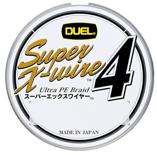 デュエル スーパーエックスワイヤー4 (1号 150m) シルバー / PEライン 【メール便発送】 釣具