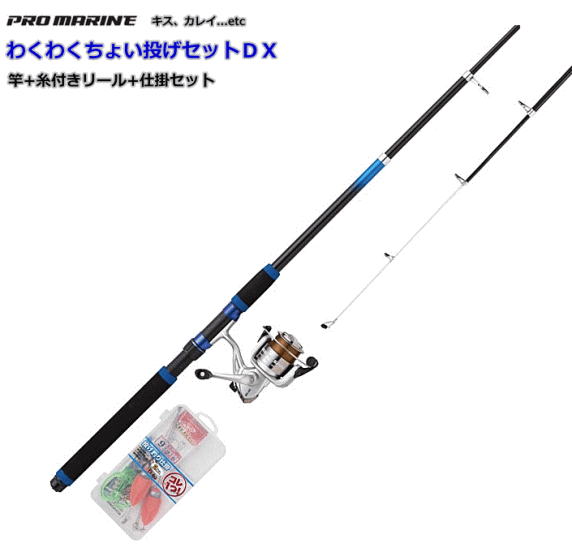 プロマリン(PRO MARINE) PG わくわくチョイ投げセットDX 300 (TRS-30GS)
