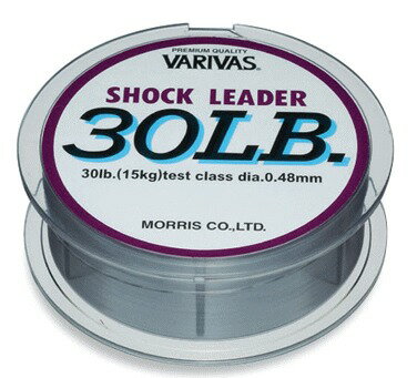モーリス バリバス ショックリーダー (ナイロン) 50m 40lb 12号 ミストグレー 釣具