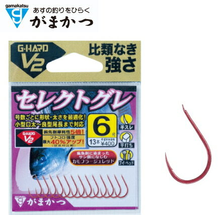 がまかつG-HARDV2セレクトグレ7号 メール便 セール対象商品