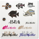 釣武者 TsuriMusha sokoキャラ転写ステッカー 【メール便発送】 釣具