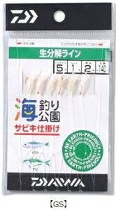 ダイワ 生分解 海釣り公園 サビキ仕掛G サバ皮 4号 【メール便発送】 釣具
