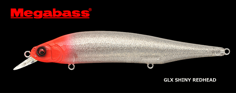 メガバス X-80 マグナム #GLX シャイニーレッドヘッド / ルアー 【メール便発送】 釣具
