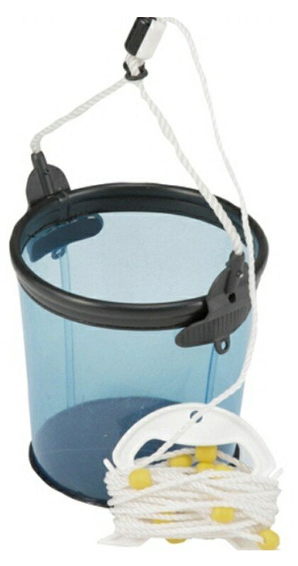 タカ産業 スケルトン サビキバケツ 327-丸 18cm / 水汲みバケツ バッカン 釣具