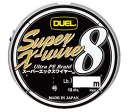 デュエル スーパーエックスワイヤー8 (4号 300m) 5色イエローマーキング / PEライン 釣具 【メール便発送】