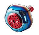 メガテック リブレ 10513 PT48BRE-1 ノブ単体(PT48 シマノB用) (ファイヤー+レッドC) / ハンドルノブ 釣具 【GWセール】
