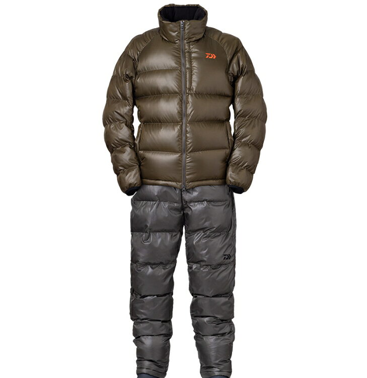 ダイワ ダンロテック ハイブリッドダウンスーツ DI-5322 オリーブ Lサイズ / 防寒ウェア daiwa 釣具 【歳末セール】