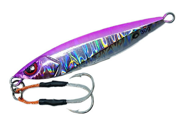 クレイジーオーシャン オーシャンフラッシュ SJ 30g ＃02 ピンク / メタルジグ ルアー 釣具 【メール便..