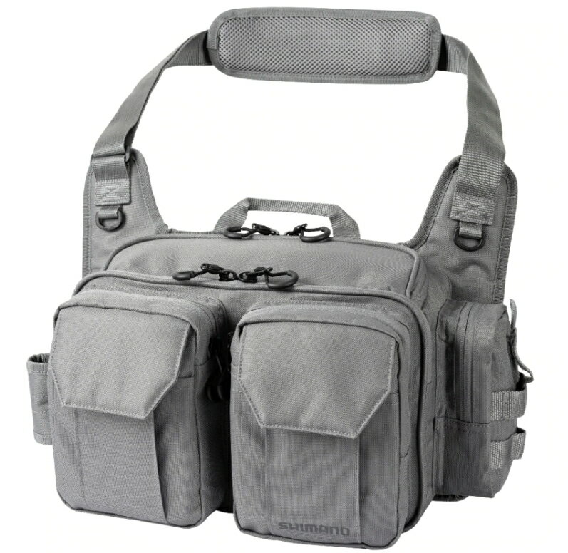 シマノ タフショルダー BS-221W グレー Mサイズ shimano 釣具