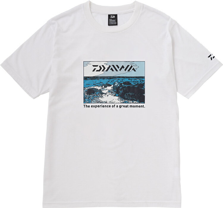 ダイワ グラフィックTシャツ サラシ DE-6123 ホワイト 2XL(3L)サイズ / ウェア 【daiwa】 【釣具】 (SP)