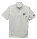 サンライン 獅子ジップシャツ (半袖) SUW-04216CW ライトグレー Lサイズ / ウェア 【sunline】