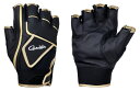がまかつ CORDURA (R) トーナメントグローブ (5本切) GM-7293 ブラック×ゴールド Mサイズ 【メール便発送】 gamakatsu 【期間限...