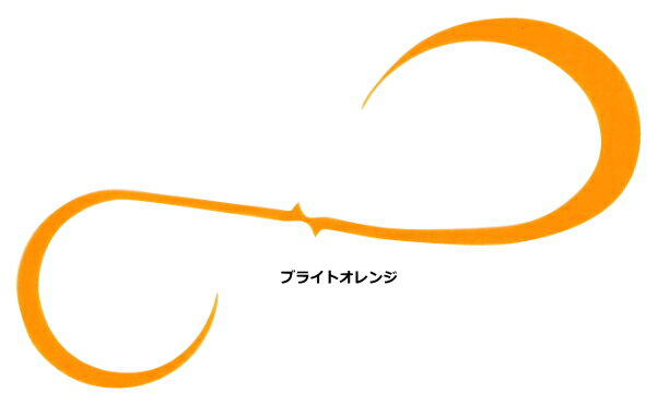 ハヤブサ 無双真鯛 フリースライド カスタムネクタイ バルキーカーリーダブル SE188 #1 ブライトオレンジ / タイラバ 鯛ラバ  