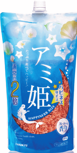 マルキュー アミ姫 ハピネスサイズ 1箱 15個入り / 赤アミ ジャミ 釣りエサ (SP) marukyu