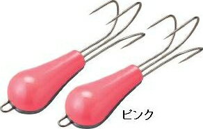 ナカジマ らっきょテンヤ 8号 ピンク / イイダコ 仕掛け 【釣具】 【メール便発送】