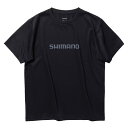 シマノ ドライロゴTシャツ ショートスリーブ SH-021W ブラック Sサイズ shimano 釣具 (SP) 【GWセール】