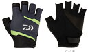 ダイワ レザーフィットグローブ 5本カット DG-1524 ネイビー XLサイズ / 手袋 ウェア daiwa 釣具 【メール便発送】 【期間限定割引セール】