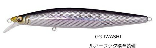 メガバス マリンギャング 空海 120F #GG IWASHI / シーバス ルアー 釣具 【メール便発送】
