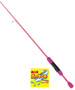 トラウト バス ソルト 万能ルアーロッド 新人王 ルーキーズ ベーシックギア スピニング #ピンク / 釣具