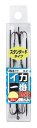カツイチ iKAクラ イカ一番 ベーシックスタイル IS-21 Lサイズ / アオリイカ 泳がせ 針 仕掛け つり具 【メール便発送】