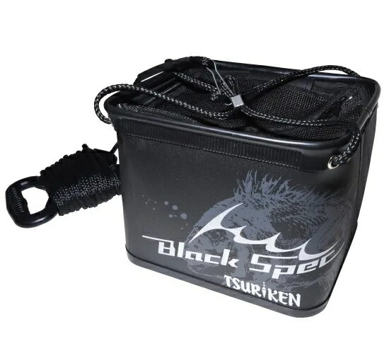 釣研 水くみバケツ TMB241 ブラック