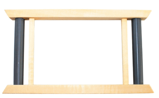 木製仕掛け巻き コトブキヤ エンビH枠 39cm W-086 / 船釣り 木枠 仕掛巻 釣具