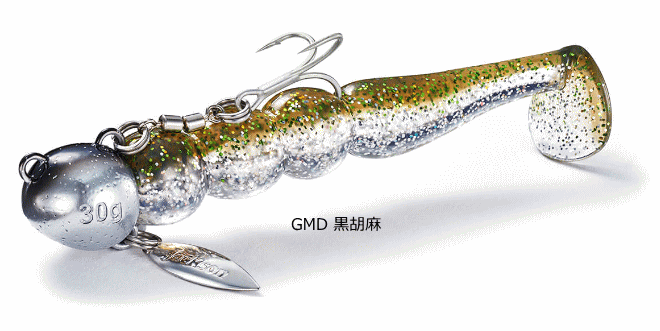ジャクソン 砂団子 スナダンゴ 30g #GMD 黒胡麻 / ヒラメ フラットフィッシュ ルアー 釣具 【メール便..