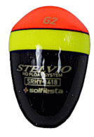 フカセ円錐ウキ ソルフィエスタ ステルビオ 1418 オレンジ 3B / 磯 波止 グレ チヌ 浮き 釣具 【メール便発送】