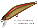 スミス D-コンパクト 45FES #17.アカキンチャートバック / トラウト ルアー 釣具 【メール便発送】(4)