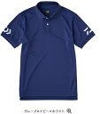 ダイワ 半袖ポロシャツ DE-7925 #グレープネイビー×ホワイト Lサイズ / daiwa 釣具 (SP) 【GWセール】