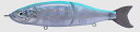 ベビーフェイス BB180-MSS #40CRYSTAL BABY BLUE / バス シーバス ソルト ルアー 釣具