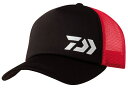 ダイワ クッション ハーフメッシュキャップ DC-6424 ブラックレッド キングサイズ / 帽子 ウェア daiwa 釣具 【GWセール】