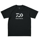 ダイワ Feel Alive. ドライTシャツ DE-3925 ブラック Lサイズ daiwa 釣具 【マラソンセール】