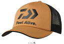 ダイワ FeelAlive. ソフトハーフメッシュキャップ DC-6225 ベージュ フリーサイズ / 帽子 ウェア 【マラソンセール】
