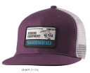 シマノ グラフィック フラットメッシュキャップ CA-067Y パープル Mサイズ / 帽子 ウェア shimano 釣具 【GWセール】