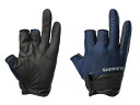 シマノ 01 ベーシック グローブ 3 GL-008Y ネイビー Mサイズ / shimano 釣具 【メール便発送】 【マラソンセール】